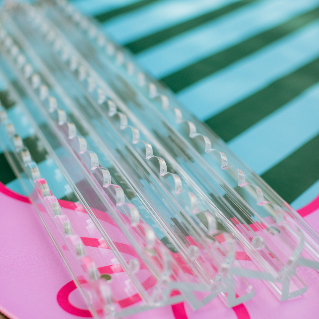 Scalloped Acrylic Mahjong Racks