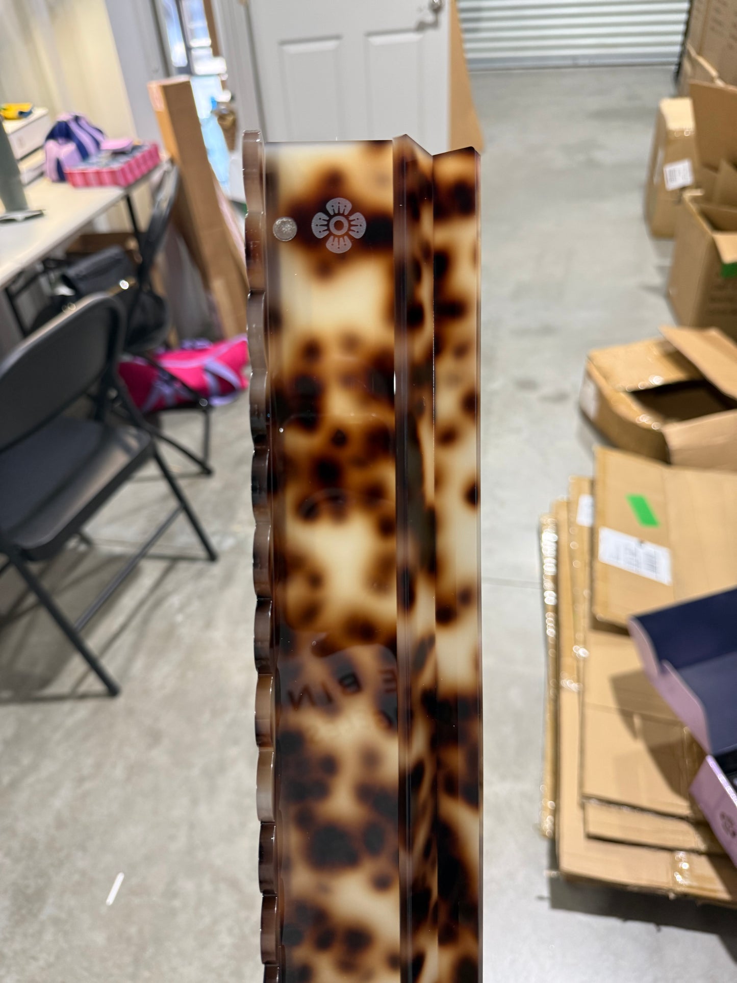Tortoiseshell Acrylic Mahjong Racks