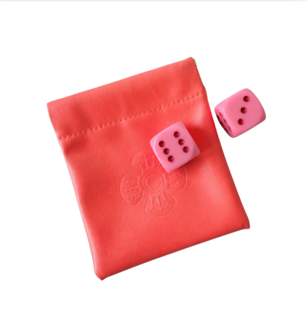 Dice Set- Bright Pink