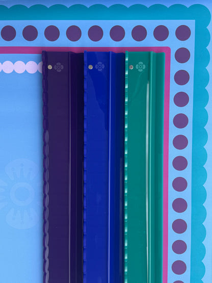 Scalloped Acrylic Mahjong Racks
