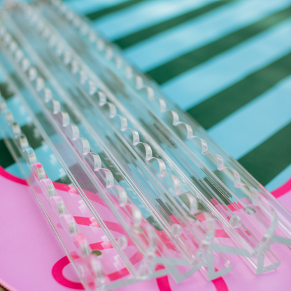 Scalloped Acrylic Mahjong Racks