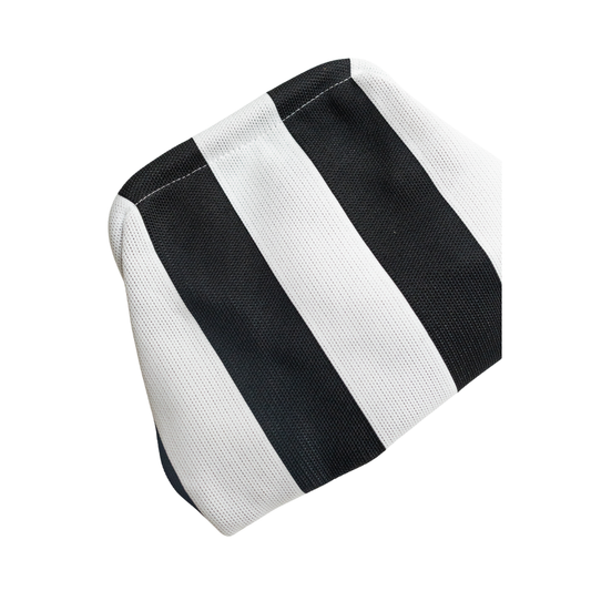 Striped Tile Bag- Black and White