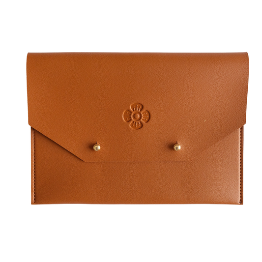 Card Clutch- Camel