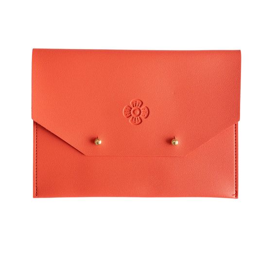 Card Clutch- Salmon