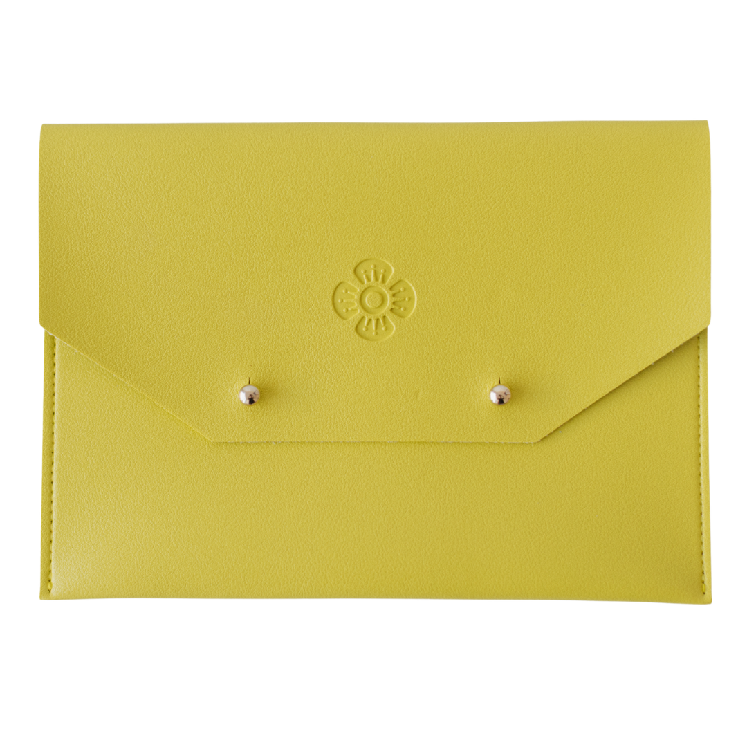 Card Clutch- Yellow