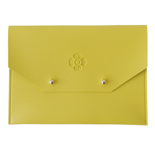 Card Clutch- Yellow