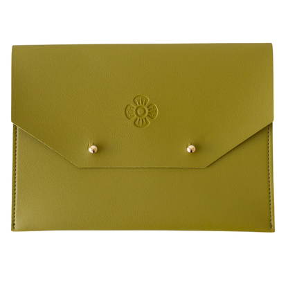 Card Clutch- Avocado Green