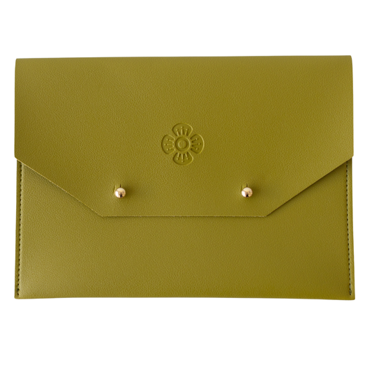 Card Clutch- Avocado Green