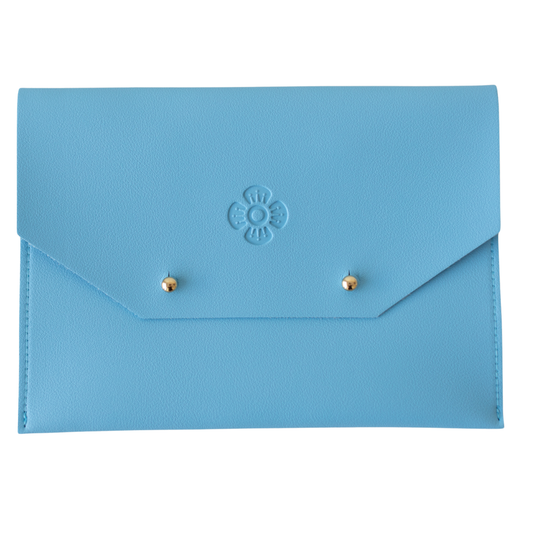 Card Clutch- Bright Blue