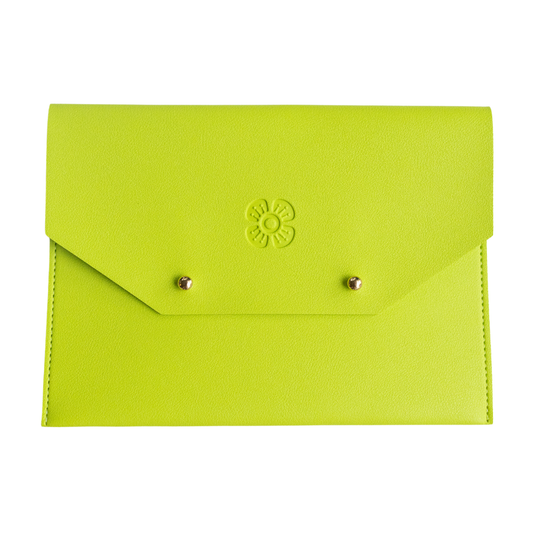 Card Clutch-Chartreuse