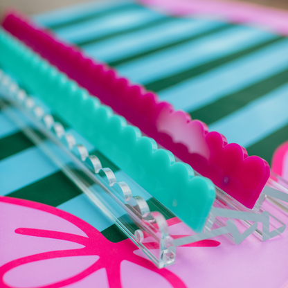 Scalloped Acrylic Pushers