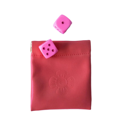 Dice Set- Bright Pink
