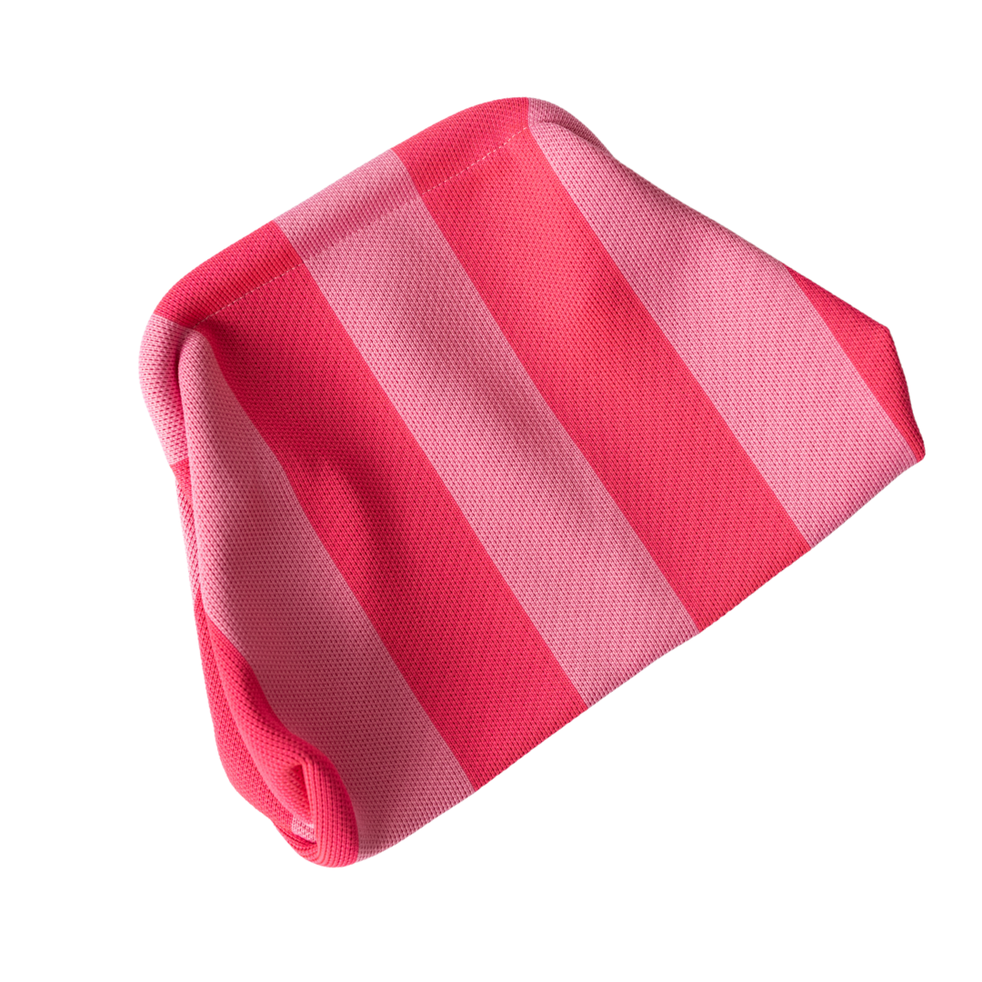 Striped Tile Bag- Pink and Pink