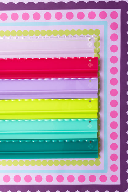 Scalloped Acrylic Mahjong Racks