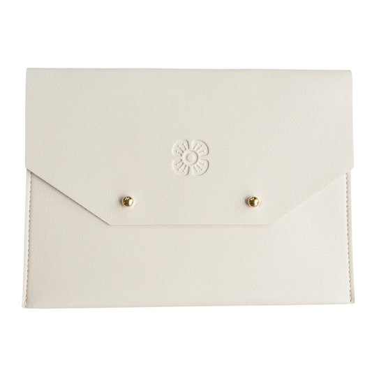 Card Clutch-Ivory