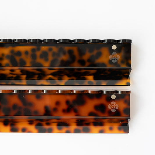 Tortoiseshell Acrylic Mahjong Racks
