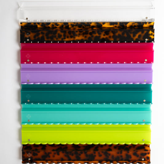 Scalloped Acrylic Mahjong Racks