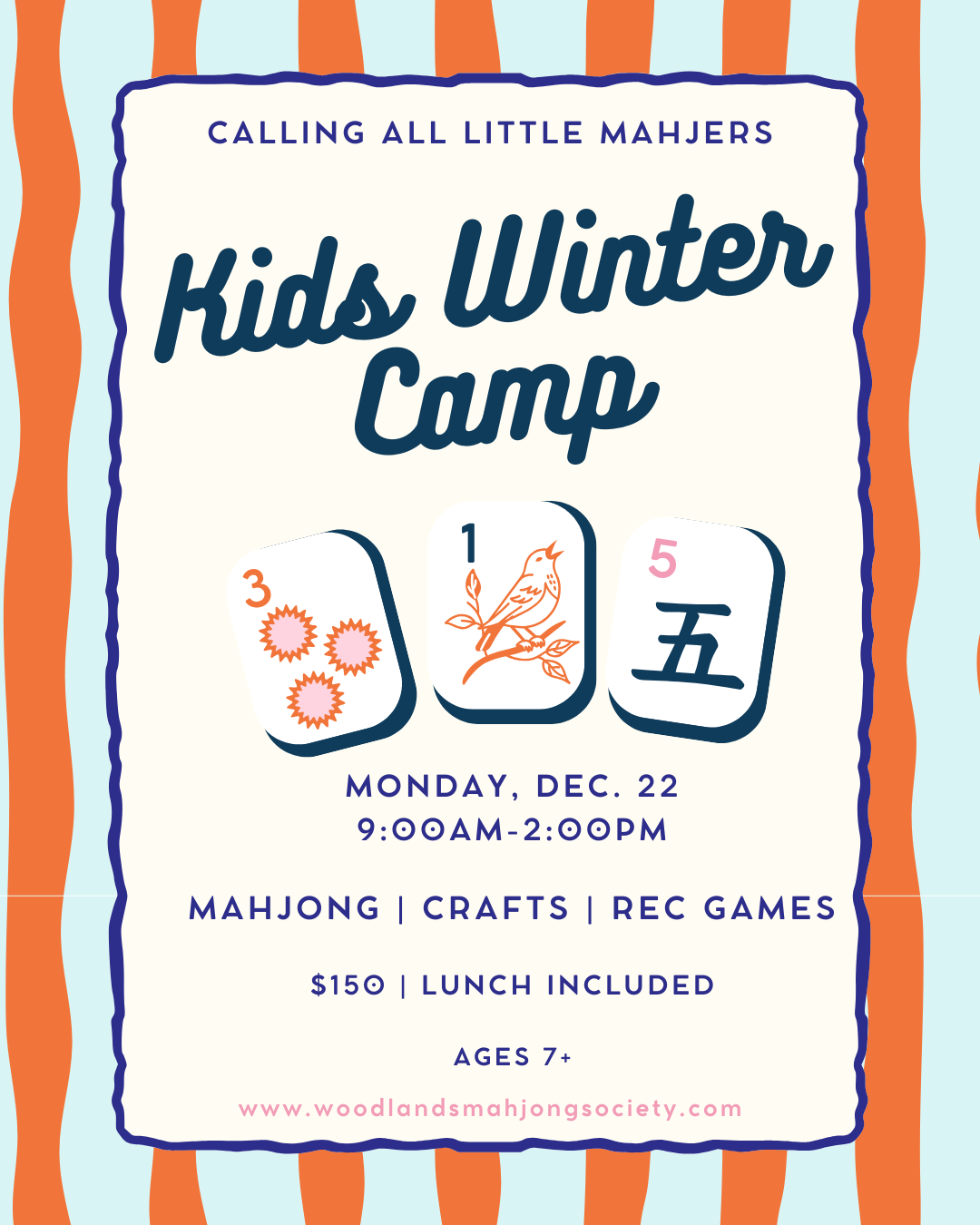 Winter Kids Mahjong Camp
