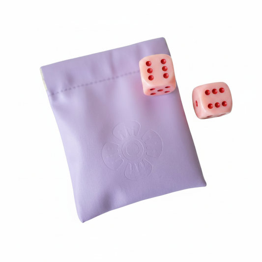 Dice Set- Baby Pink