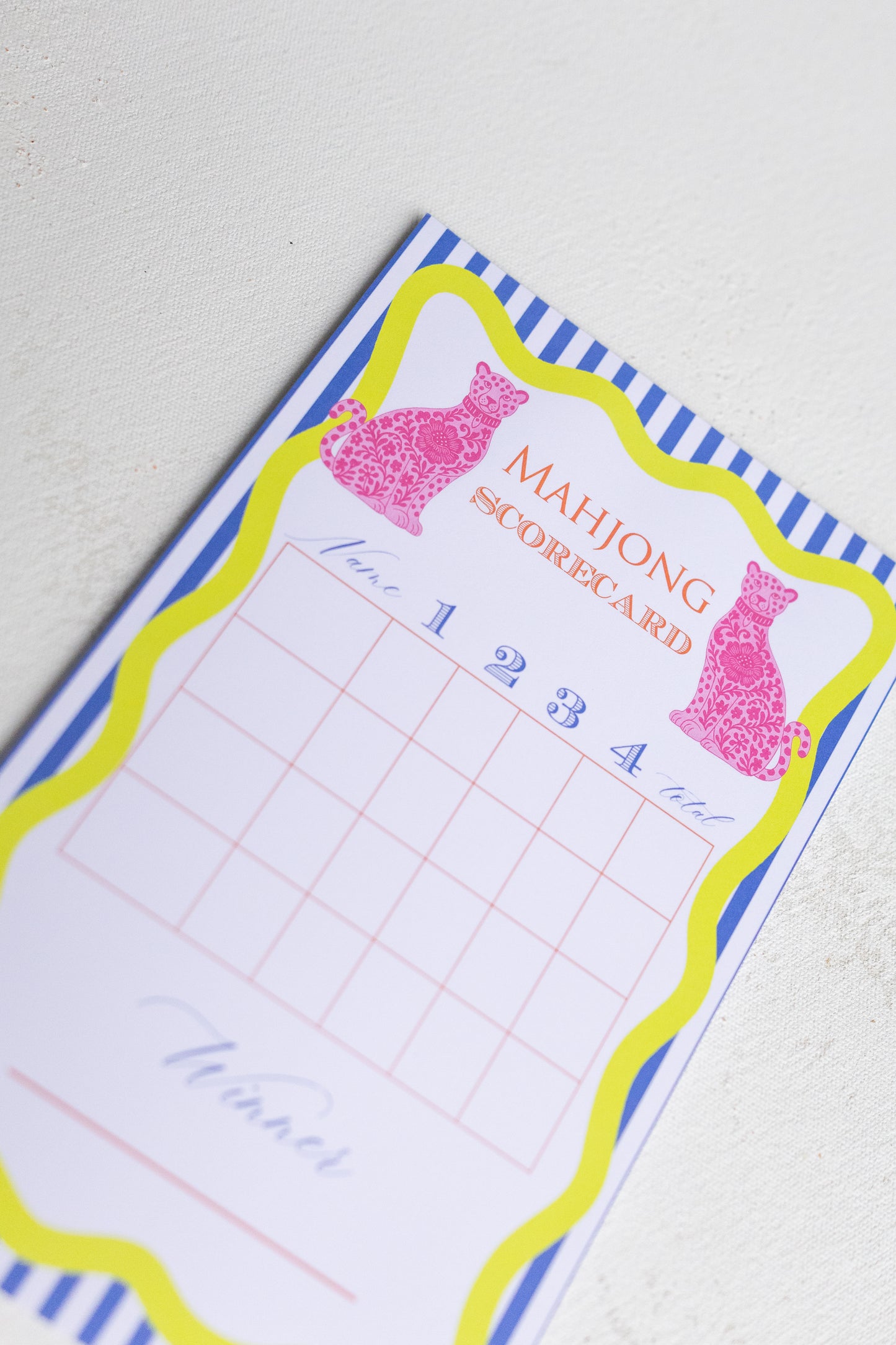 Mahjong scorepad