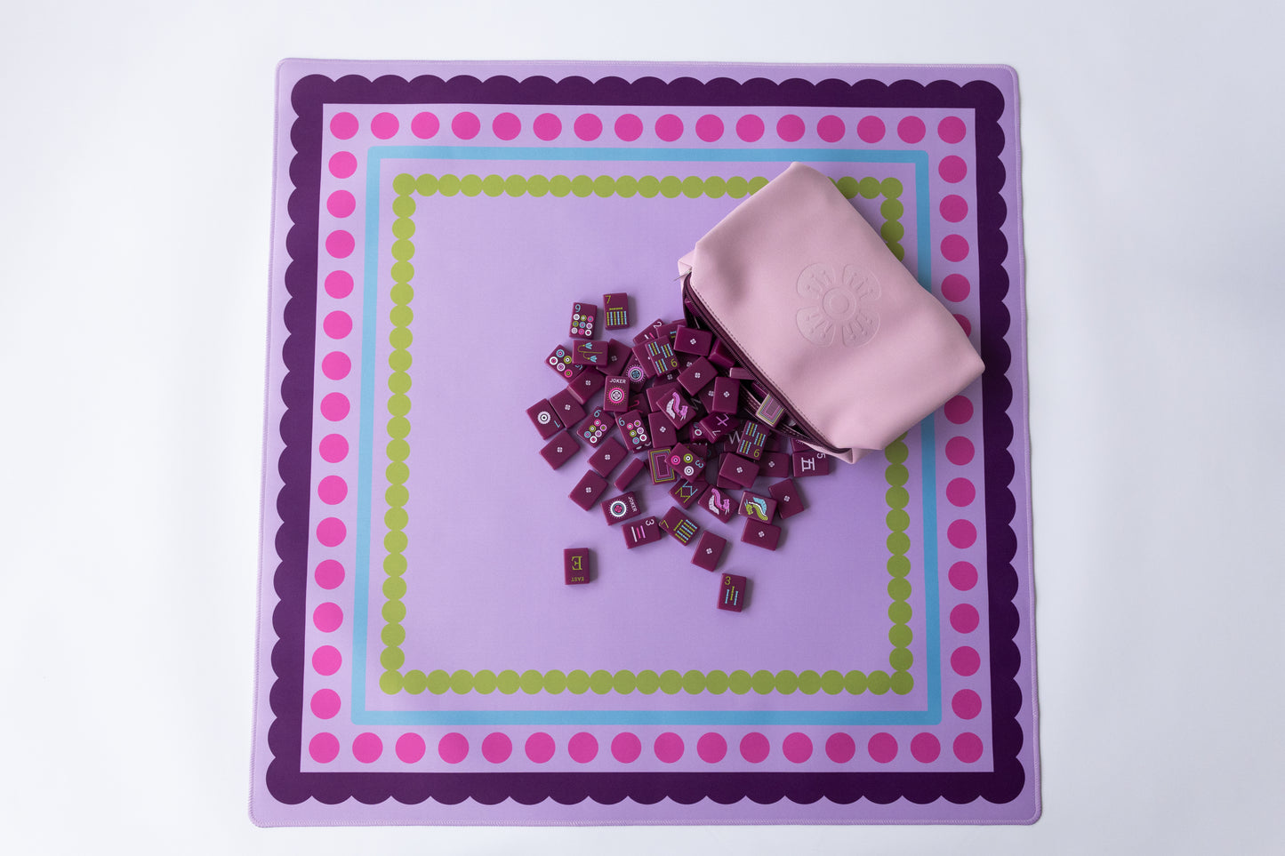Purple Winter Seasons Mat