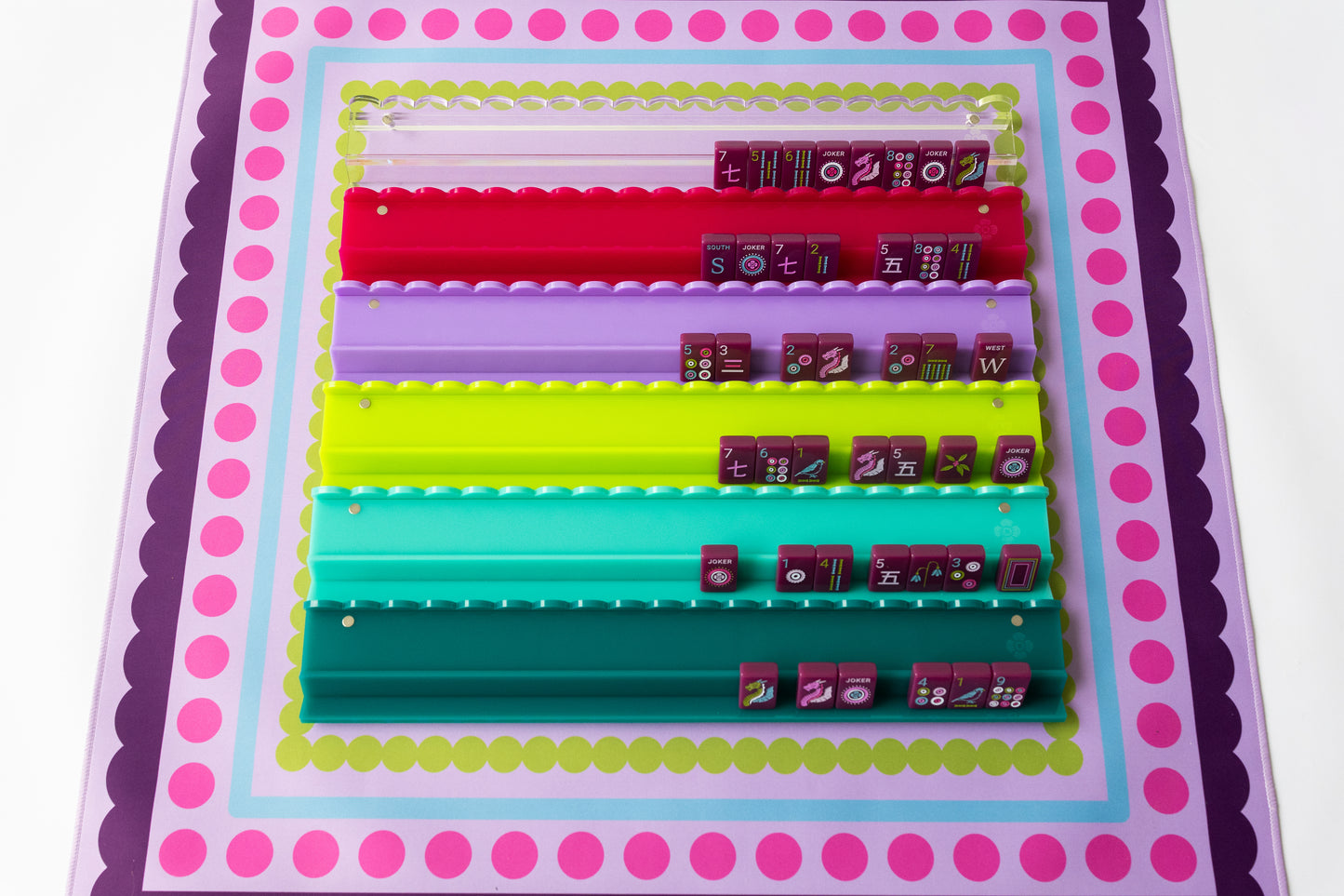 Purple Winter Seasons Mat