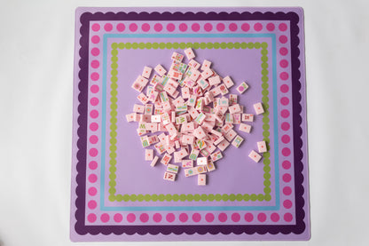 Purple Winter Seasons Mat
